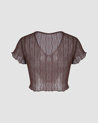 Vintage Esoteric Mesh Top