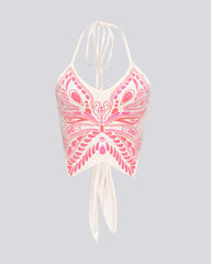 Butterfly Mural Top