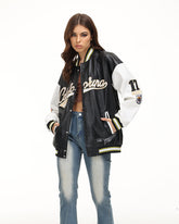 California Campus PU Leather Jacket