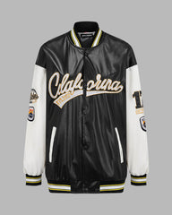 California Campus PU Leather Jacket