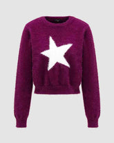 Boysenberry Star Jumper