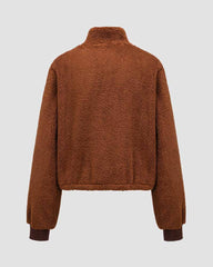 Lavender Twilight Teddy Zip Jacket