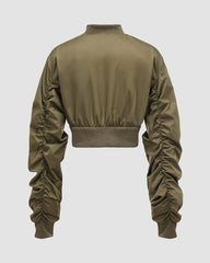 Contrivance Crop Zip Jacket