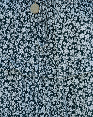 Trooper Floral Ruffle Tie Top