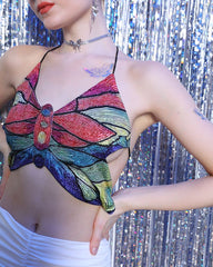 Kamehameha Butterfly Top