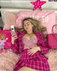 Boujee Cropped Blazer Coord