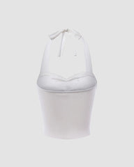 Sprayed Heart Sweetheart Top