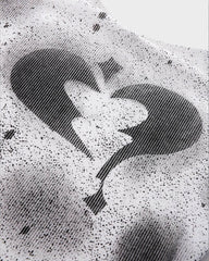 Sprayed Heart Sweetheart Top