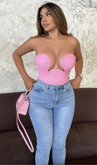 WRAP BREAST BANDAGE CROP TOP