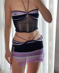 Onyx Crochet Coord Set