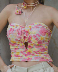 Anomalis Floral Halter Top