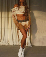 Healing and Revealing Skirt Coord Set