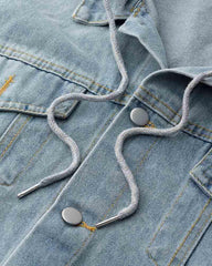 Sub Rosa Denim Button Hoodie