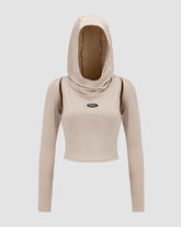 Lone Taurus Sleeved Top with Hood