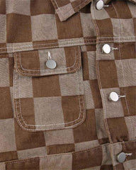 Checkerboard Cuppa Cropped Jacket