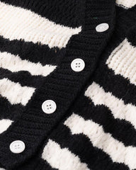 Alabastar Stripe Knit Cardigan and Tank Top