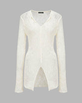 Celes Split Wing Ribbed Top