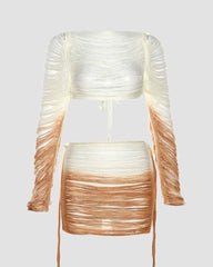 Healing and Revealing Skirt Coord Set