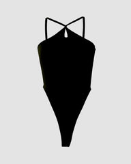 Raven Winds Halter Bodysuit