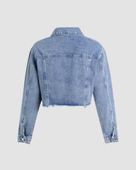 Clique Classic Argyle Denim Jacket