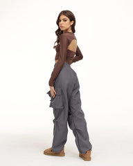 Crescent Moon Cargo Pants