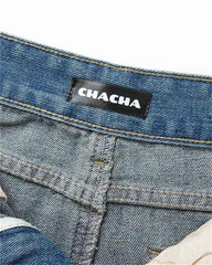 Figment Studded Maxi Denim Skirt