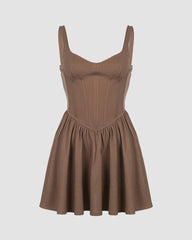 Daygazer Corset Flounce Dress