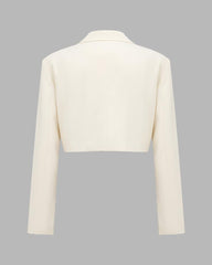 Xana Cropped Lapel Blazer