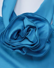 Omega Rose One Shoulder Cropped Top