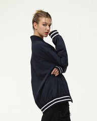 Vixen Oversized Academia Bomber Jacket
