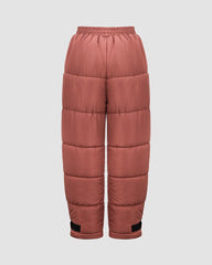 Gingerbread High Waisted Puffer Trousers