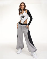 Lightning Speed Oversized Parachute Pants