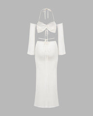 Tenerife Knit Halter Knit Coord Set