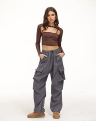 Crescent Moon Cargo Pants