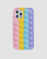 Pastel Pop Transparent Bubble iPhone Case