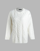 Kayetlyn Cable Knit Oversized Jumper