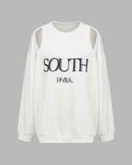 South Graphic Oversized Jumper