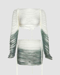 Healing and Revealing Skirt Coord Set