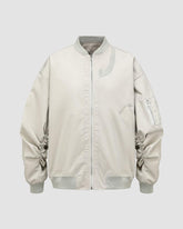 Silentwell Oversized Bomber Zip Jacket