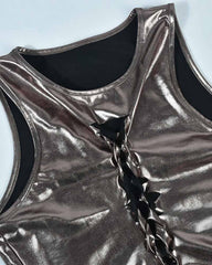 Dominique Crow Cut Out Bodysuit