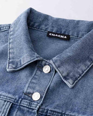 Clique Classic Argyle Denim Jacket