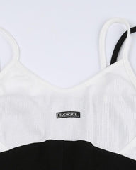 Denice Contrasting Bodysuit