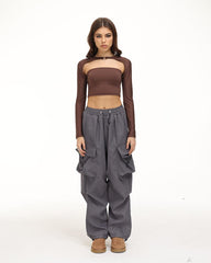 Crescent Moon Cargo Pants