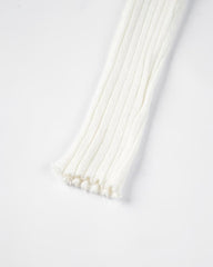 Pearly Expanse Ribbed Asymmetric Top