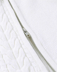 Winterelle Babe Zip Cable Knit Skirt