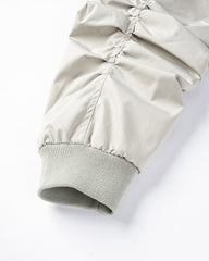 Silentwell Oversized Bomber Zip Jacket