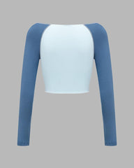 Feline Introvert Cropped Raglan Top