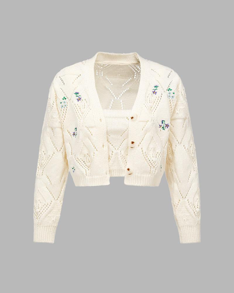The Riley Floral Cardigan Top main image 0