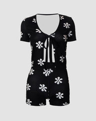 Deandra Ephemeral Floral Tie Jumpsuit