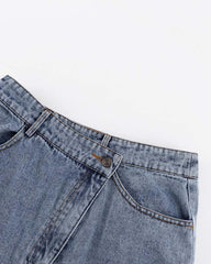 Charlise Slit Maxi Denim Skirt